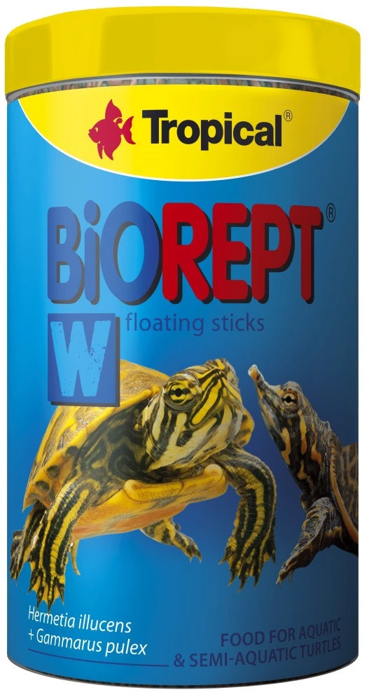 Корм для рептилій Tropical Biorept W для водоплавних черепах гранули 300 г (5900469113660)