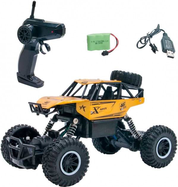 Фото - Радіокерована машинка Sulong Toys Off-Road Crawler – Rock Sport (золотой, аккум. 3,6V, метал. корпус) (SL-110AG)