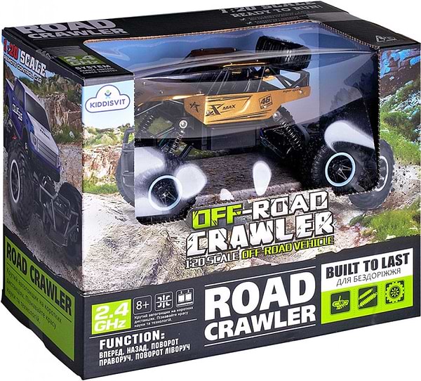 Фото - Радіокерована машинка Sulong Toys Off-Road Crawler – Rock Sport (золотой, аккум. 3,6V, метал. корпус) (SL-110AG)