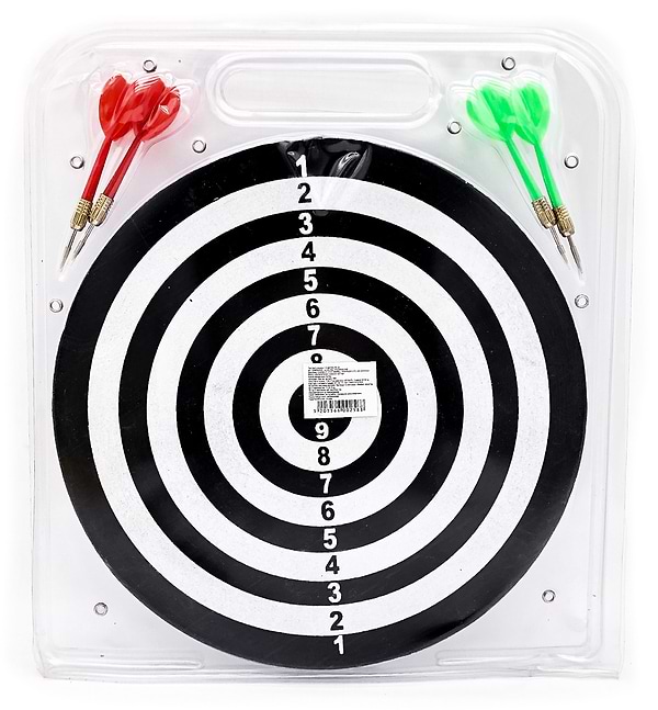 Фото - Дартс BEZANT SUM180024 мишень + 4 дротика 30 см