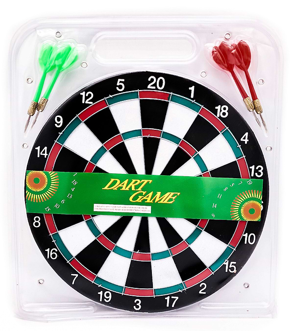 Фото - Дартс BEZANT SUM180024 мишень + 4 дротика 30 см