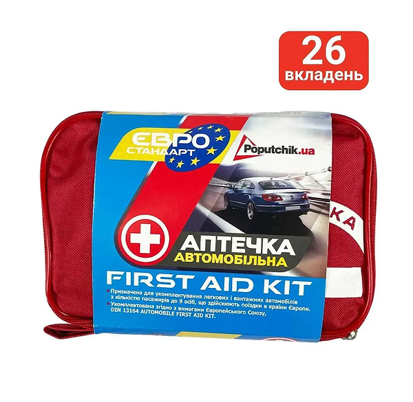 Фото - Набір для авто Poputchik ЕЛЕКТРОКАР-ЄВРО, чорний (01-242-IS)