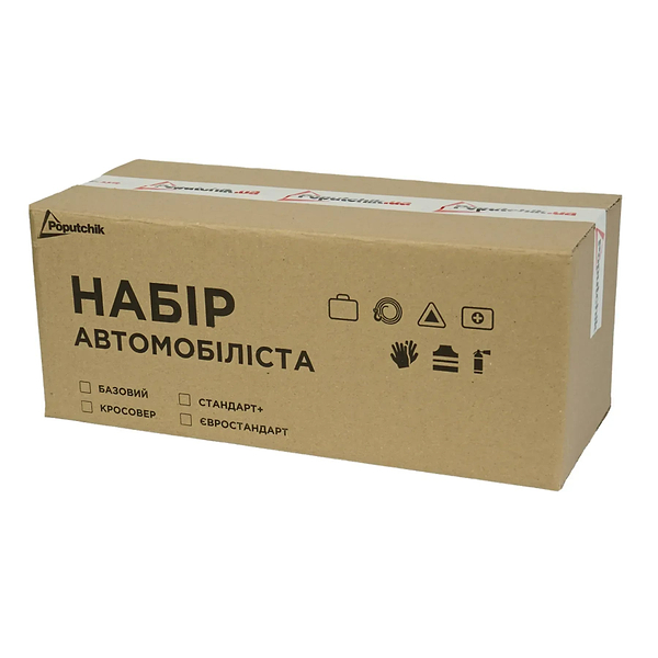 Фото - Набор для авто Poputchik Fiat черная 2 отдела (01-048-IS)