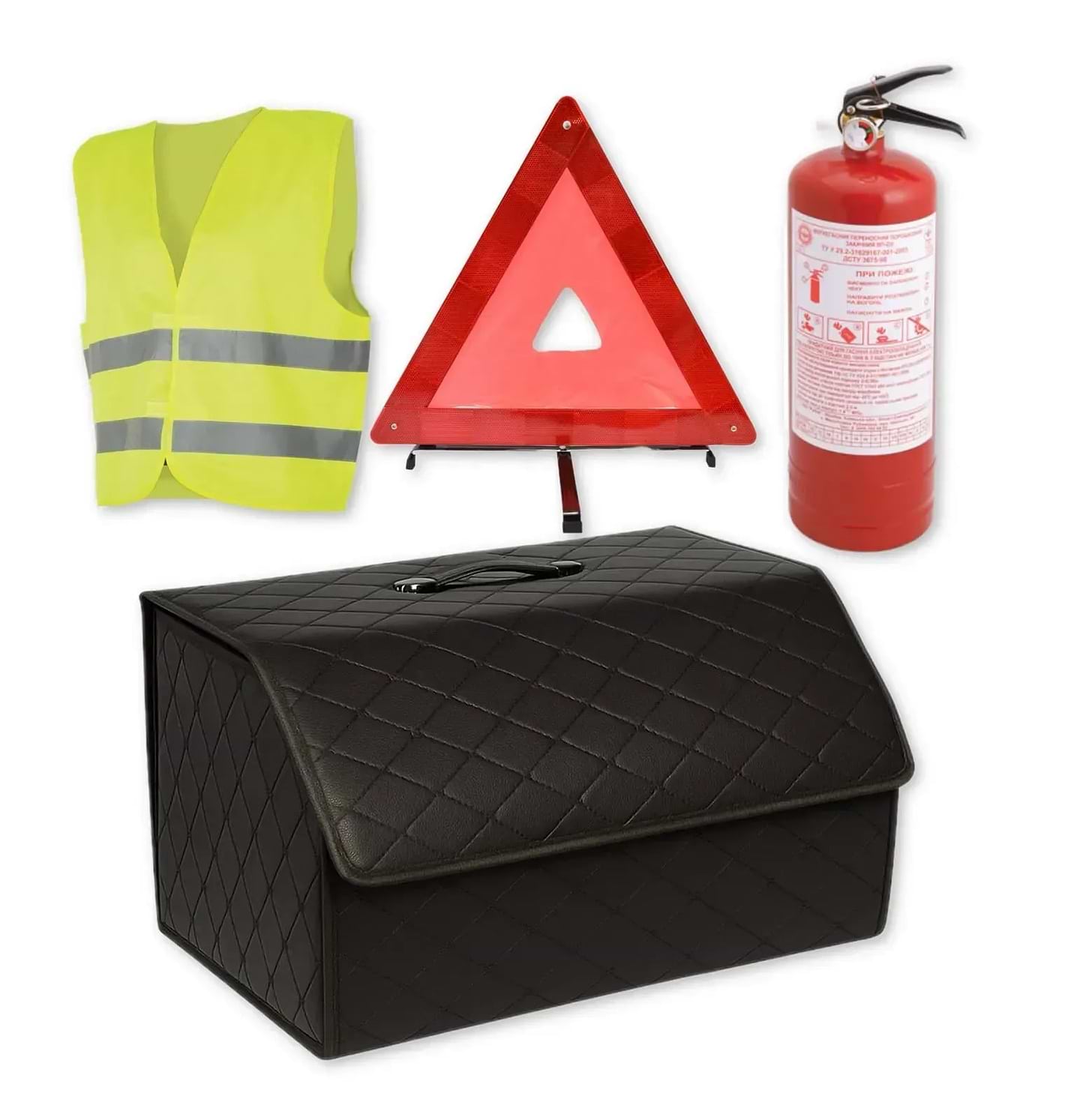 Набор для авто Poputchik Базовая сумка экокожа (01-237-IS)