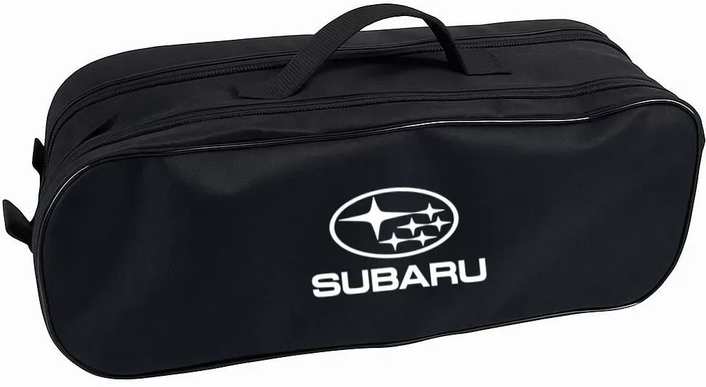 Сумка-органайзер в багажник Poputchik Subaru 50х18х18 см Черная (03-143-2Д)