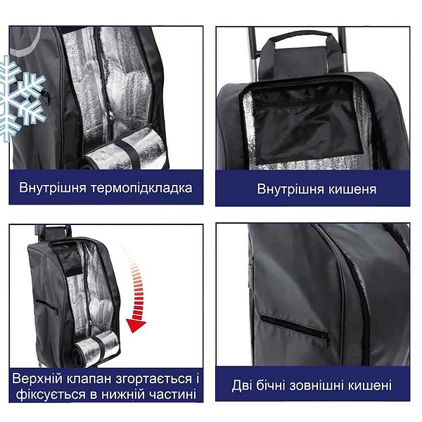 Фото - Сумка-візок Casa Si Buddy Black (CS93077Y04S)