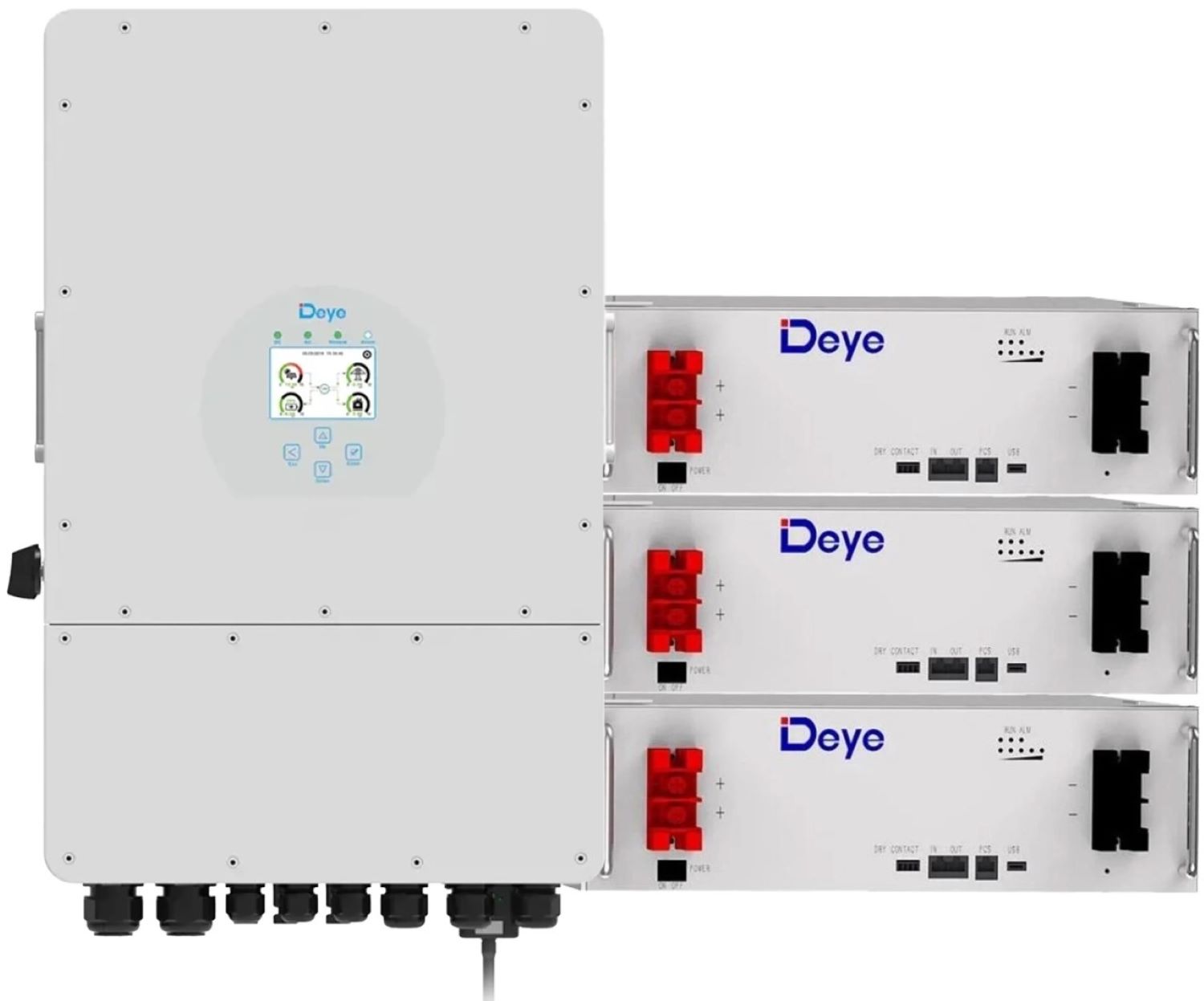 Система хранения энергии Deye SUN-10K-SG04LP3-EU-3DE15.36K-LFP