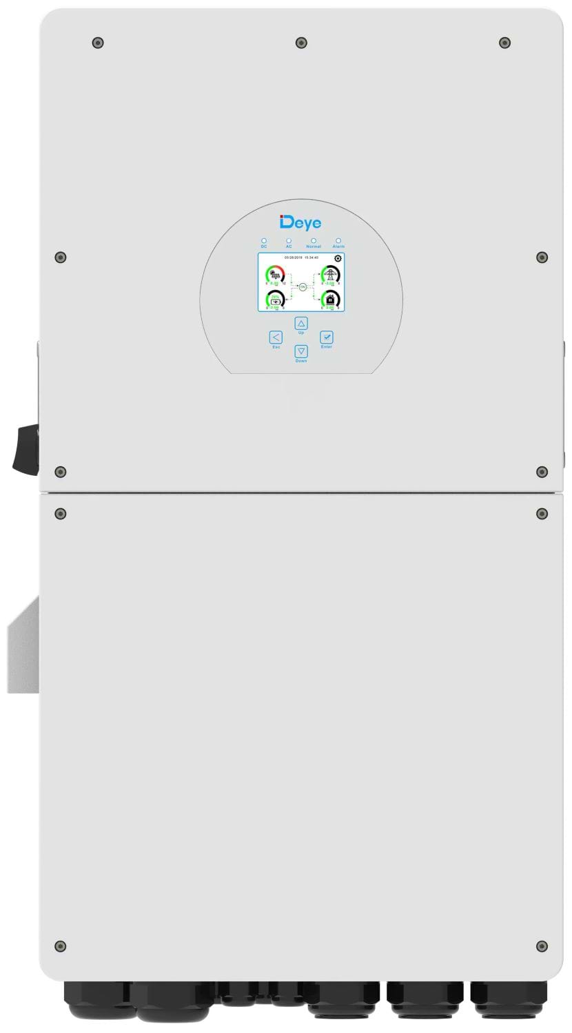 Інвертор гібридний сонячний Deye (1ф, 16 кВт, 48V) (SUN-16K-SG01LP1-EU-AM3-P)