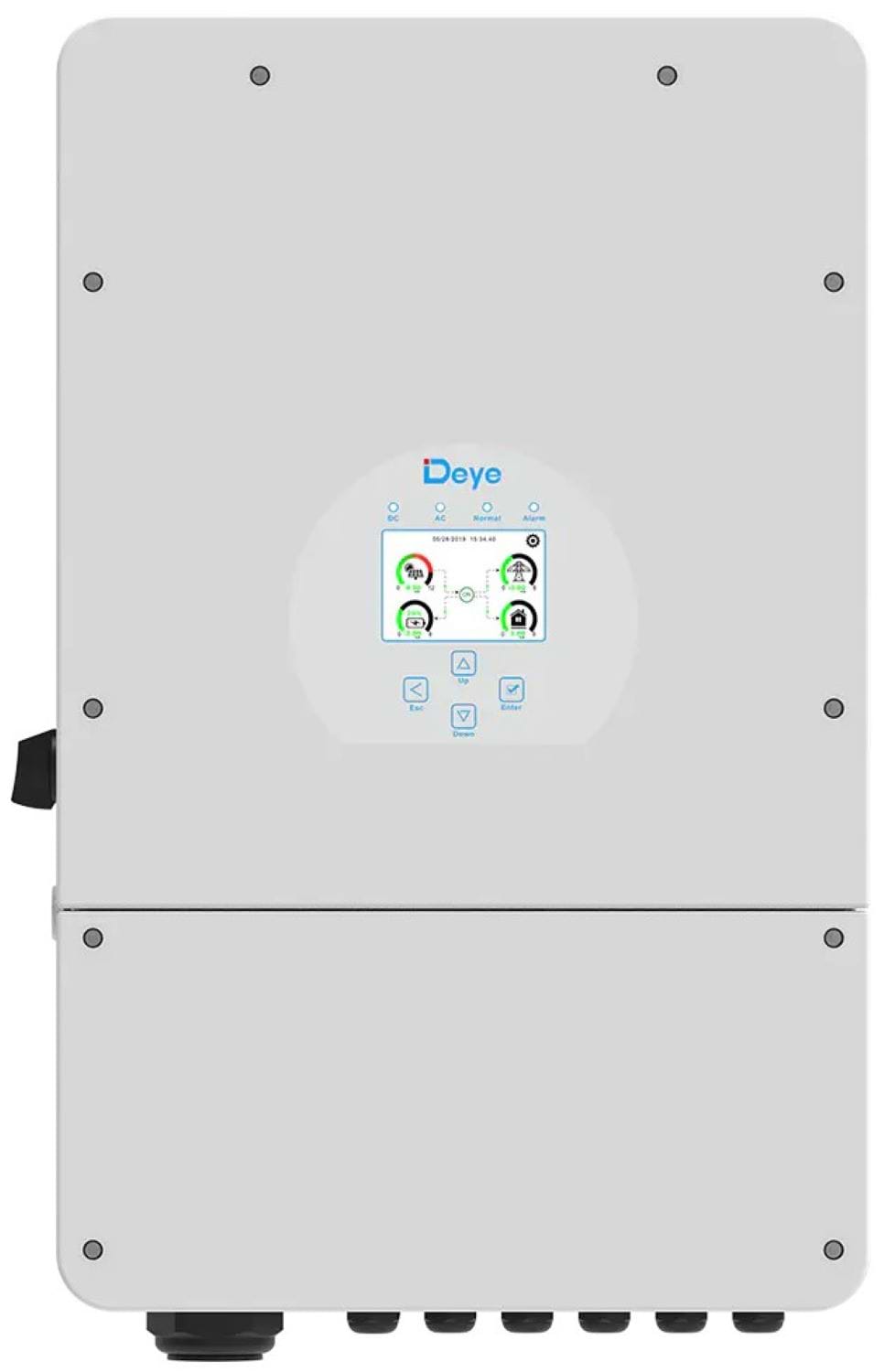 Інвертор гібридний сонячний Deye SUN-10K-SG02LP1-EU-AM3 (1ф, 10kW, 48V)