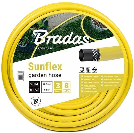 Шланг поливочний BRADAS Sunflex 3/4" 25 м (WMS3/425)