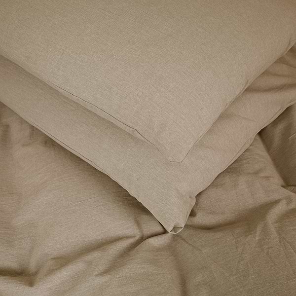 Фото - Наволочка MirSon 40-0016 Sunny Morning Варена бавовна Бежева 70х70 см (2200009673214)