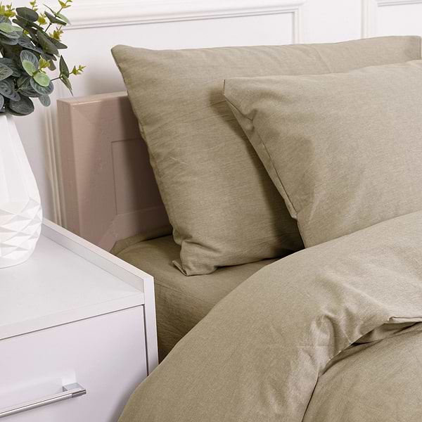 Фото - Наволочка MirSon 40-0016 Sunny Morning Варена бавовна Бежева 70х70 см (2200009673214)