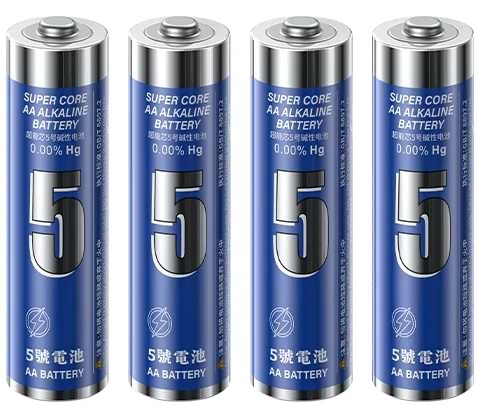 Элемент питания тип 9V/6LR61 Remax Super Core LR6/AA Alkaline Battery 4 шт. (6954851262985)