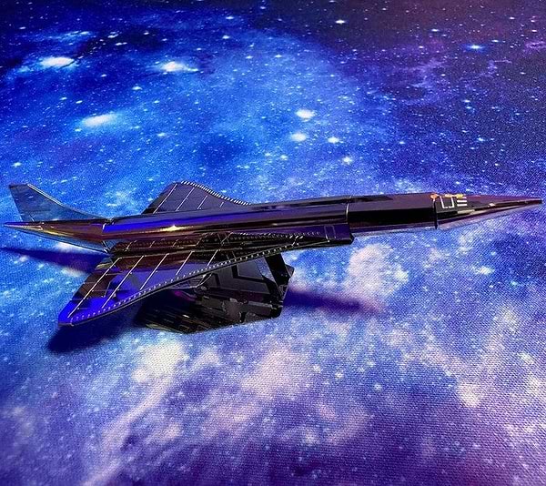 Фото - Металлический конструктор Metal Time Supersonic Legend Concorde Airplane (MT078)