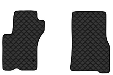 Коврики из экокожи в салон авто передние EVAtech ECO для ML-Class (W163) 5 seats Mercedes-Benz 1997-2005 1 поколение SUV EU (MB21205AB2MS1BBB)