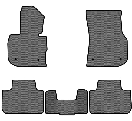EVA коврики в салон авто EVAtech для X4 (GO2) BMW 2018 2 поколение SUV USABM13384CB5BW4RGB