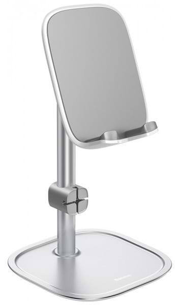 Підставка для мобільного пристрою Baseus Literary Youth Desktop Bracket Silver (SUWY-0S) - Фото 1