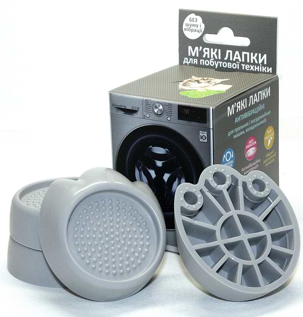 Фото - Підставка антивібраційна SAVITEL М'якi лапки сірі (SV-G)