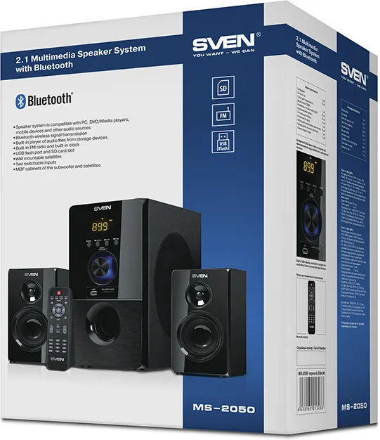 Фото - Компьютерная акустика 2.1 Sven MS-2050, black