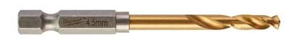 Свердло Milwaukee RedHEX HSS-G TiN 4,5 мм (48894710)