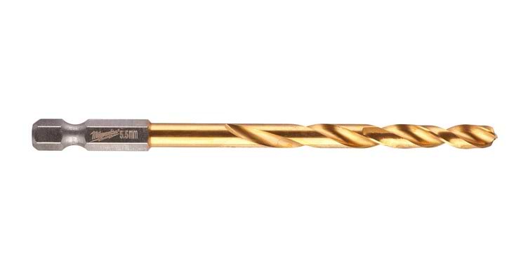 Свердло Milwaukee RedHEX HSS-G TiN 5,5 мм (48894764)