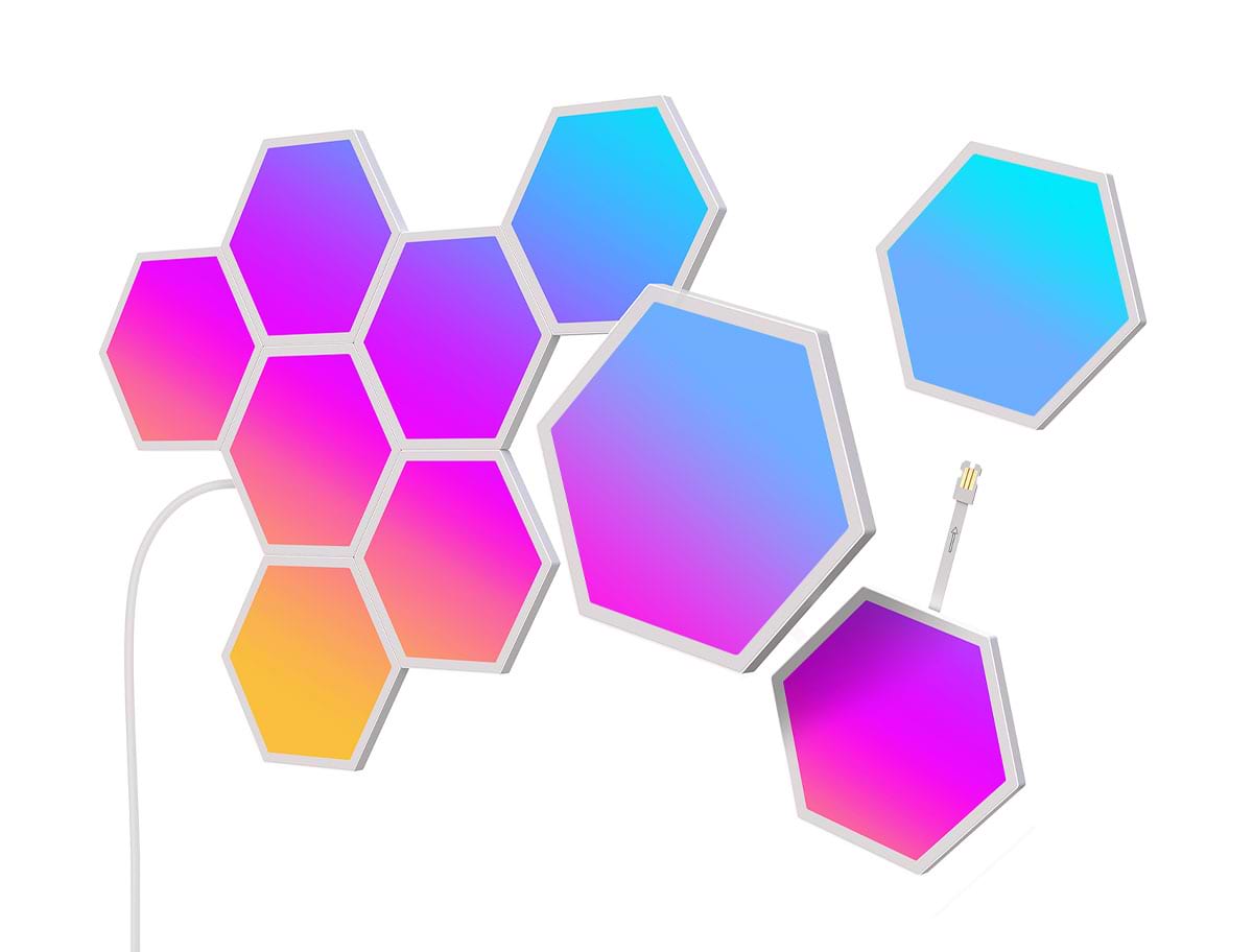 Светодиодный светильник Govee H6061 Glide Hexa Light Panels 10шт RGB (B6061301)