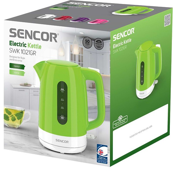 Фото - Электрический чайник Sencor SWK 1021GR