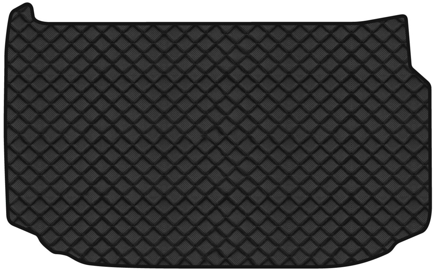 Коврик из экокожи в багажник авто EVAtech для Jimny (JB74) (without rest pedal) Suzuki 2018 4 поколение SUV EU (SZ11768BO1BBB)