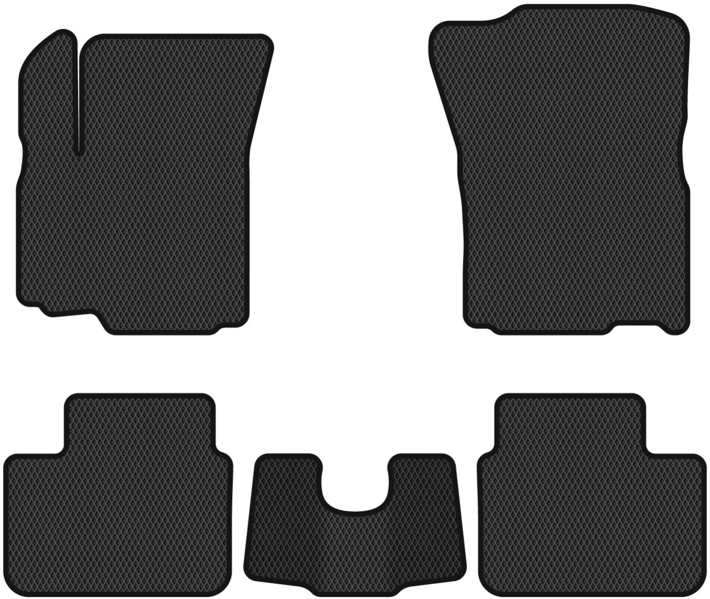 EVA коврики в салон авто EVAtech для SX4 Suzuki 2006-2014 1 поколение Htb EU (SZ3224C5RBB)