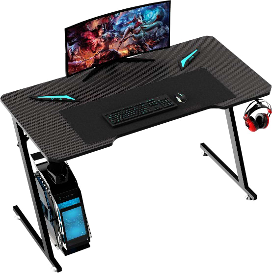 Фото - Стіл комп'ютерний GT Racer T-1213 (120x60x73) Black