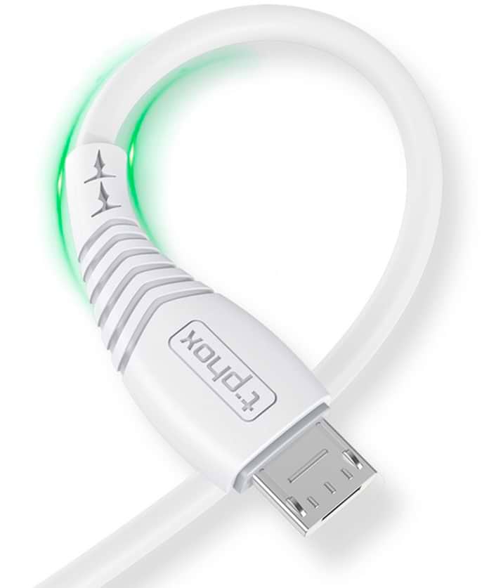 Кабель T-phox Nature T-M830 Micro USB 1.2m White