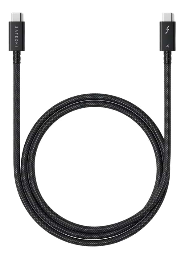 Фото - Кабель Thunderbolt Satechi Thunderbolt 4 Pro 240W Black 1m (ST-YTB100K)