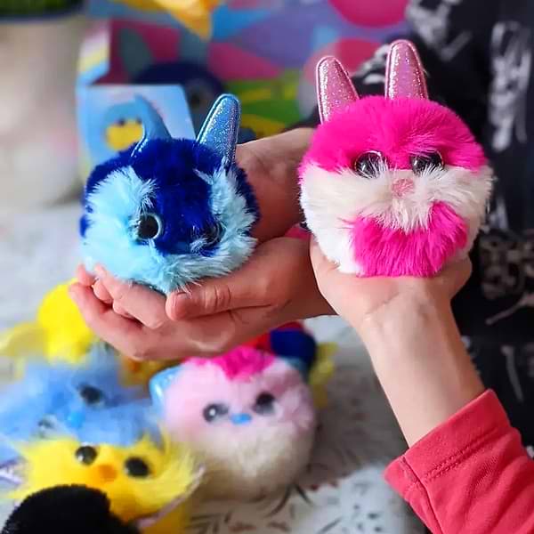 Фото - Мягкая игрушка-сюрприз #sbabam ЗАЙЧИКИ И ПТИЧКИ (в диспл.) (T082-2019)