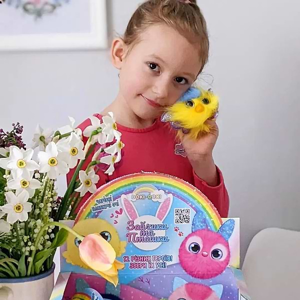 Фото - Мягкая игрушка-сюрприз #sbabam ЗАЙЧИКИ И ПТИЧКИ (в диспл.) (T082-2019)