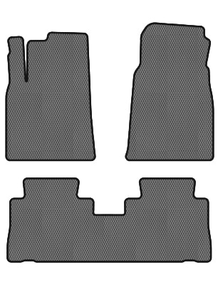 Фото - EVA коврики в салон авто EVAtech для Captiva (C140) 7 seats MT Restyling Chevrolet 2011-2018 1 поколение SUV EU CT1173Z3RGB