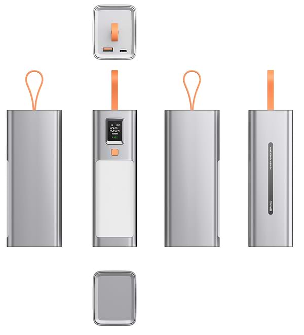 Фото - Батарея мобильная универсальная Xipin T133 PD100W 40000mAh Gray (T133LP)
