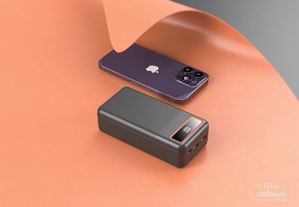 Фото - Батарея мобільна Xipin T141 PD20W 30000mAh Black (T141LF)