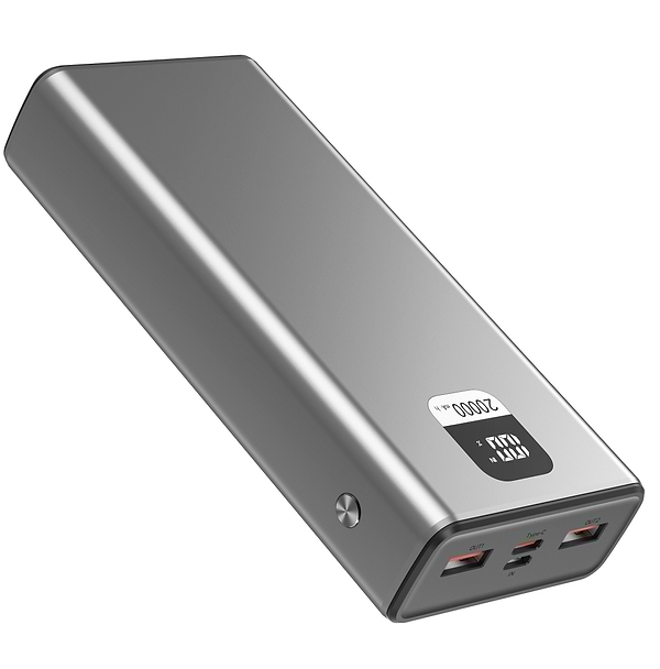 Фото - Батарея мобільна Xipin T144 PD20W 20000mAh Gray (T144LF)