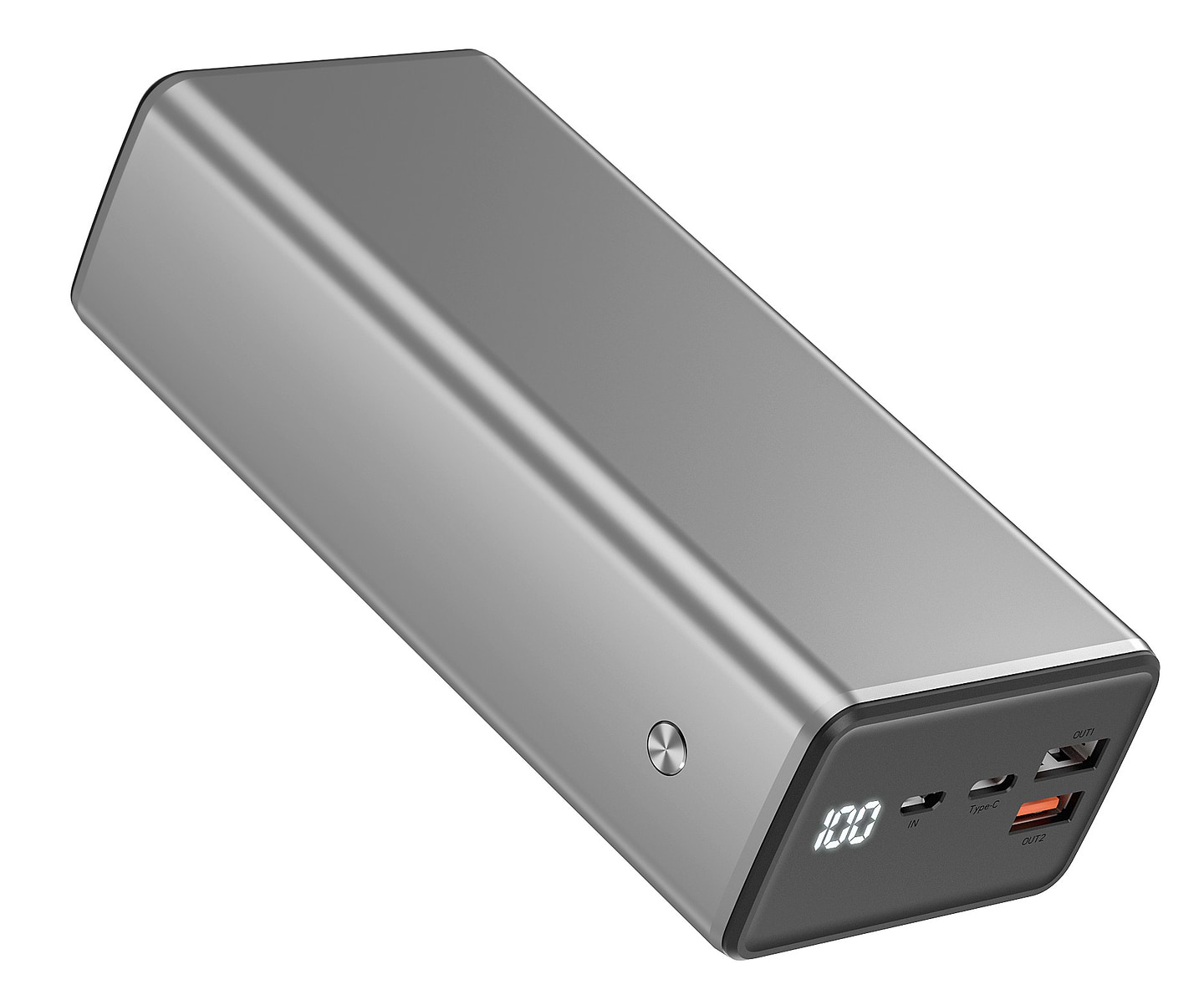 Батарея мобильная Xipin T146LP PD65W mental housing 30000mah Gray - Фото 1