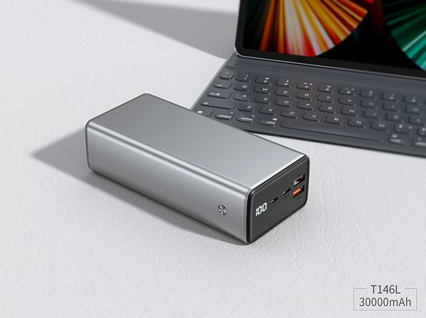 Фото - Батарея мобільна Xipin T146LP PD65W mental housing 30000mah Gray