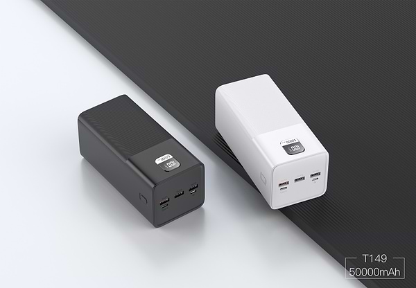 Фото - Батарея мобільна Xipin T149 PD20W+22.5 50000mah Black