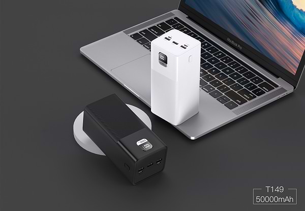 Фото - Батарея мобільна Xipin T149 PD20W+22.5 50000mah Black