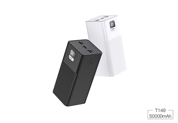 Фото - Батарея мобільна Xipin T149 PD20W+22.5 50000mah Black