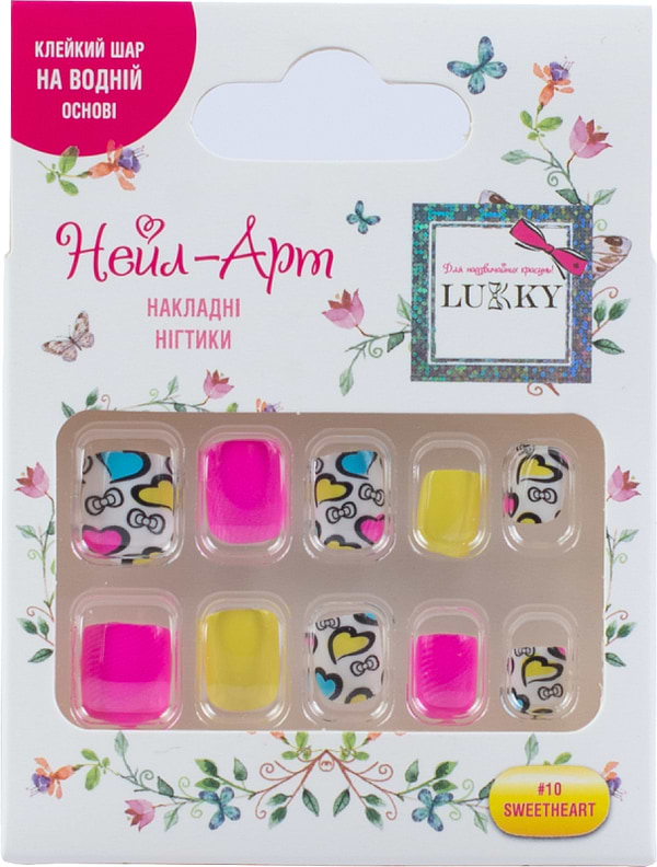 Фото - Набор для ногтей Lukky SWEETHEART 10 шт. (T19431)