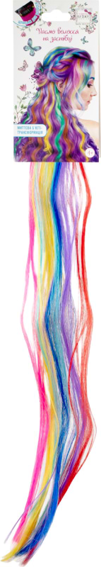 Набір для волосся Lukky Кольорові пасма, дитячі ''Веселка'' (T22800)