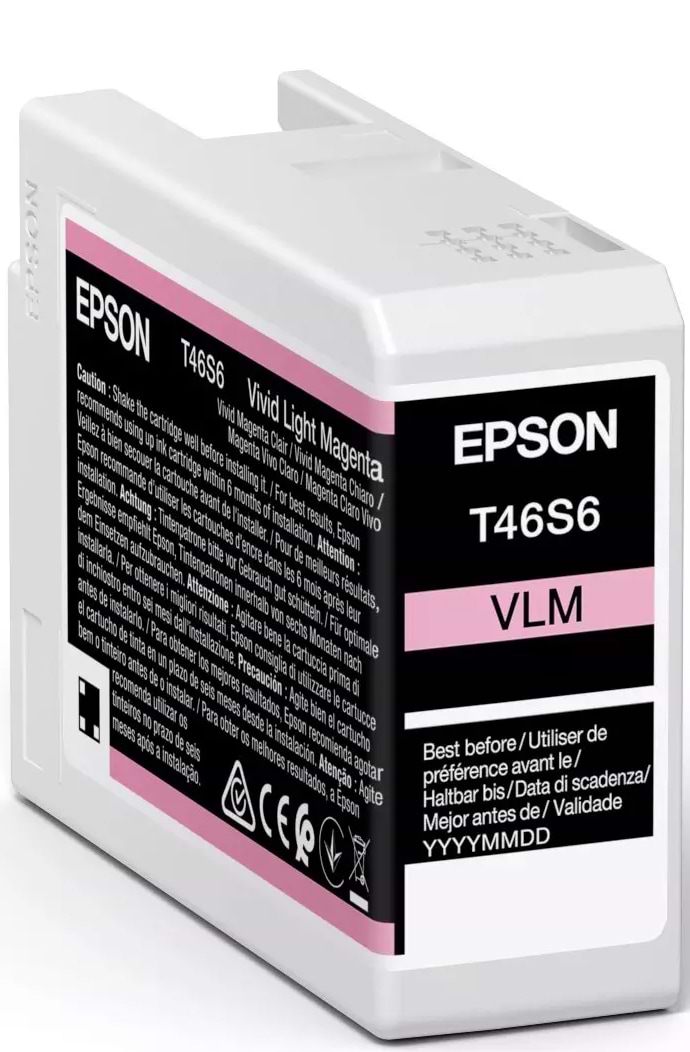 Картридж для струйных МФУ и принтеров Epson для S C-P700 Vivid Light Magenta T46S6 25ml (C13T46S60N)