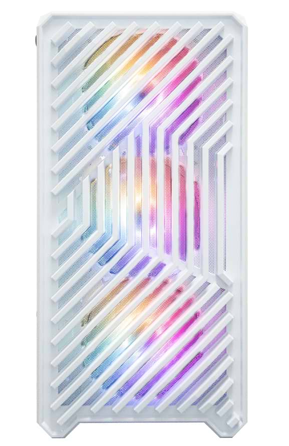 Фото - Корпус 1stPlayer T5-4F1-W-WH White без БП