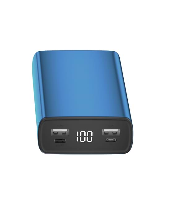 Фото - Батарея мобільна Xipin T63 PD20W 20000mah Blue (T63LF)