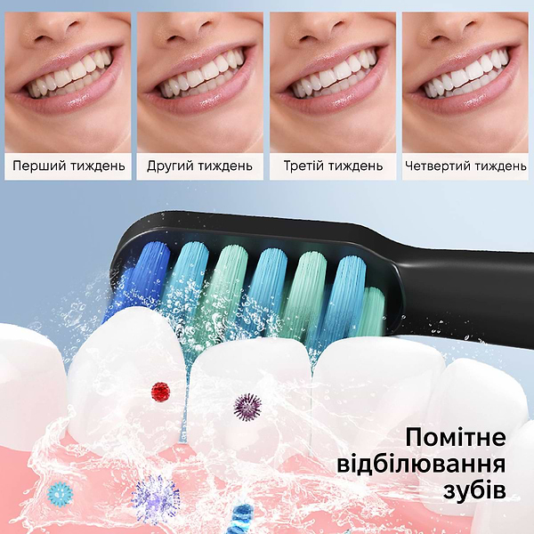 Фото - Зубная щетка электрическая INSPIRE T7 4 насадки Black (ins-t7-4noz-black)