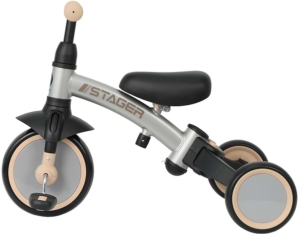 Фото - Триколісний велосипед Qplay Stager 3в1 Silver (T80STAGERSilver)